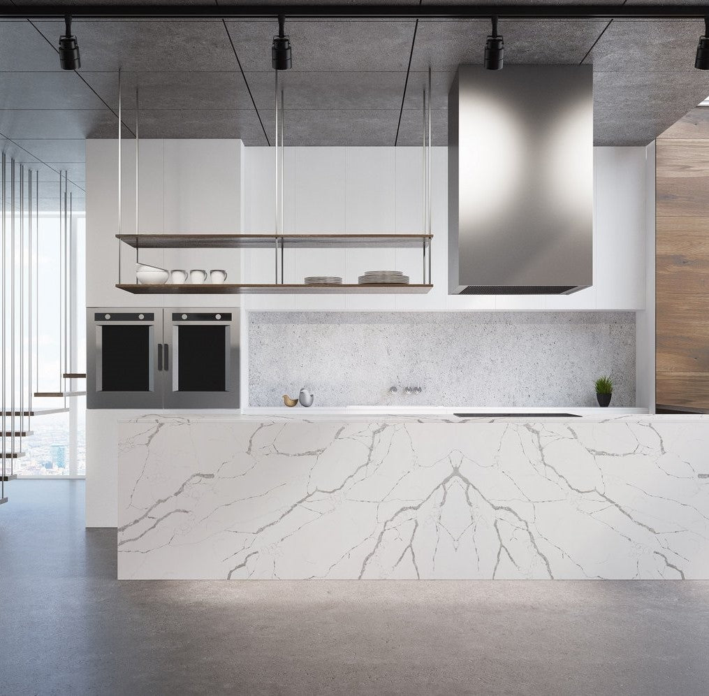 Statuario Leonardo Quartz Slab