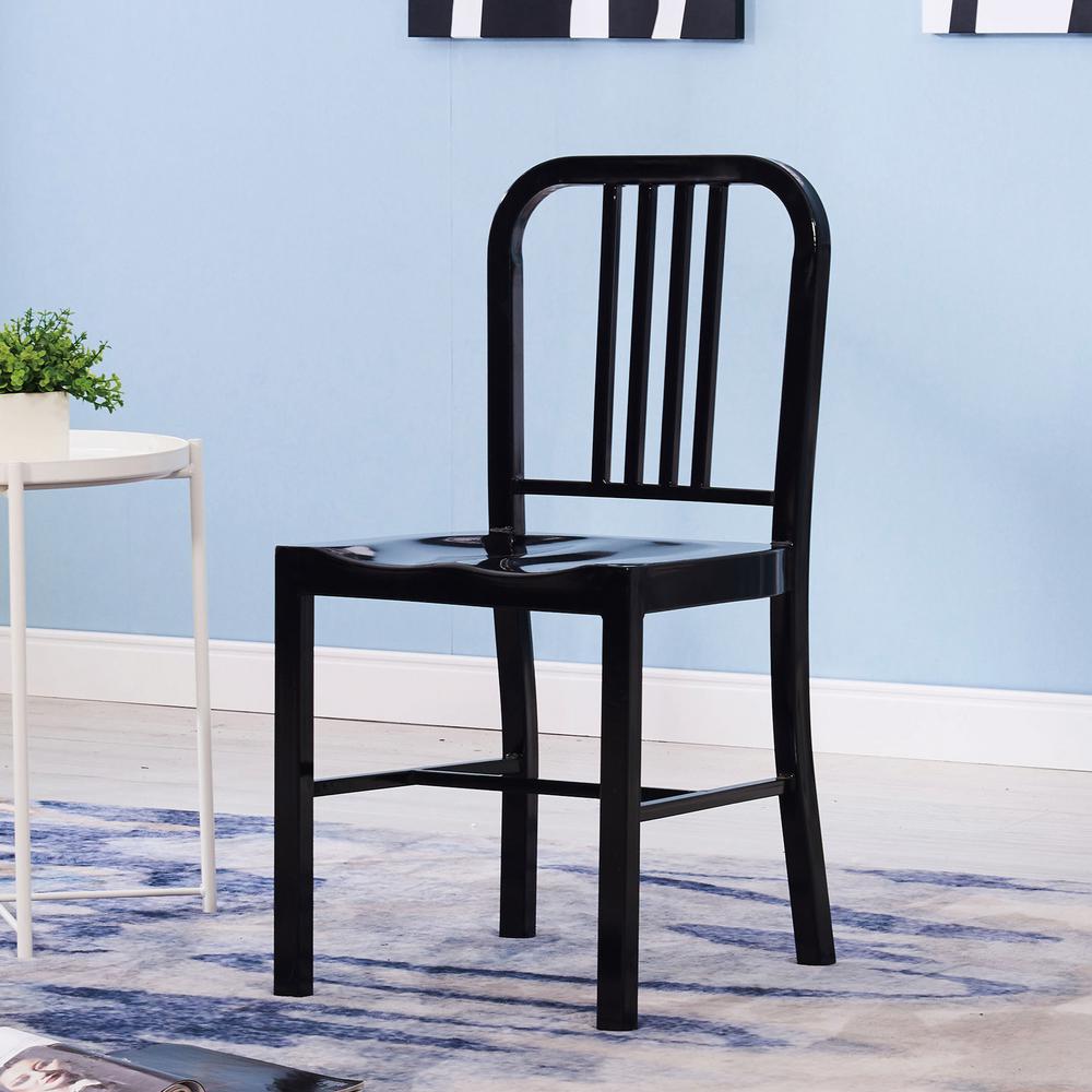 D-009 Metal Dining Chair With Back 2 Piece