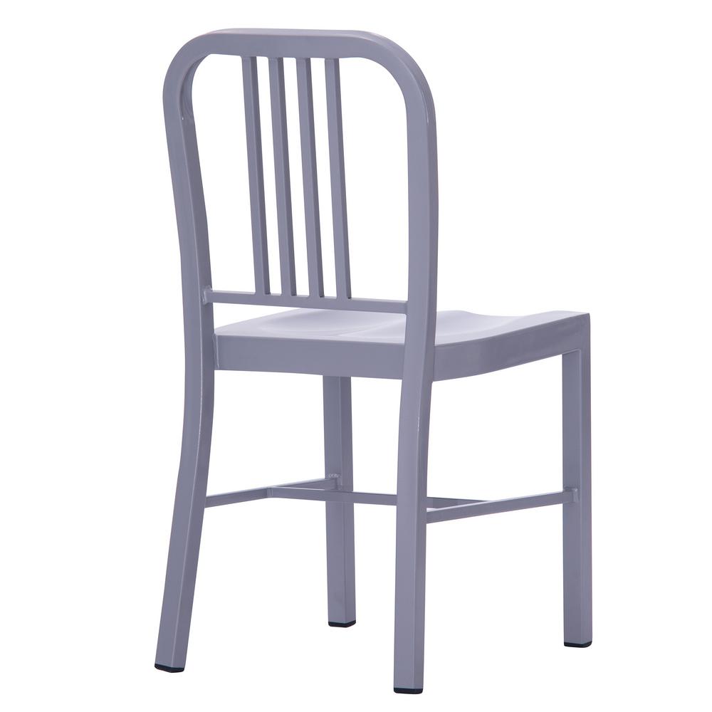 D-009 Metal Dining Chair With Back 2 Piece
