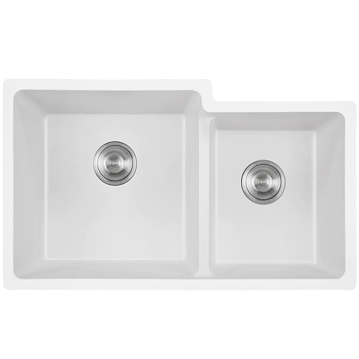 Harmon 32" Granite Composite Undermount Double Basin Kitchen Sink