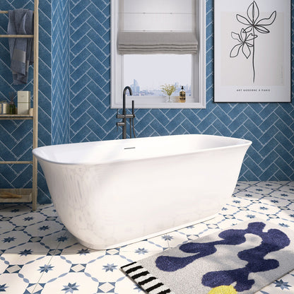 Freestanding Bathtub – Glossy White – Riva