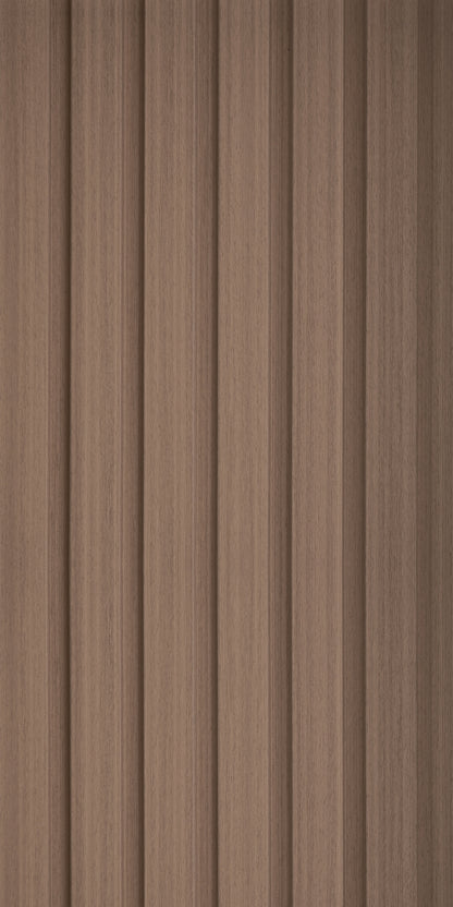 Driftwood Beige Large Slatted Polypropylene Interior Decorative Wall Panel