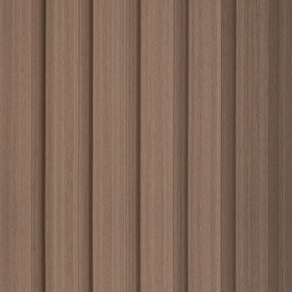 Driftwood Beige Large Slatted Polypropylene Interior Decorative Wall Panel