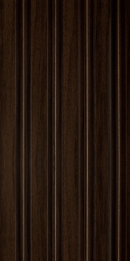 Gilded Wenge Multi Width Slatted Polypropylene Interior Decorative Wall Panel