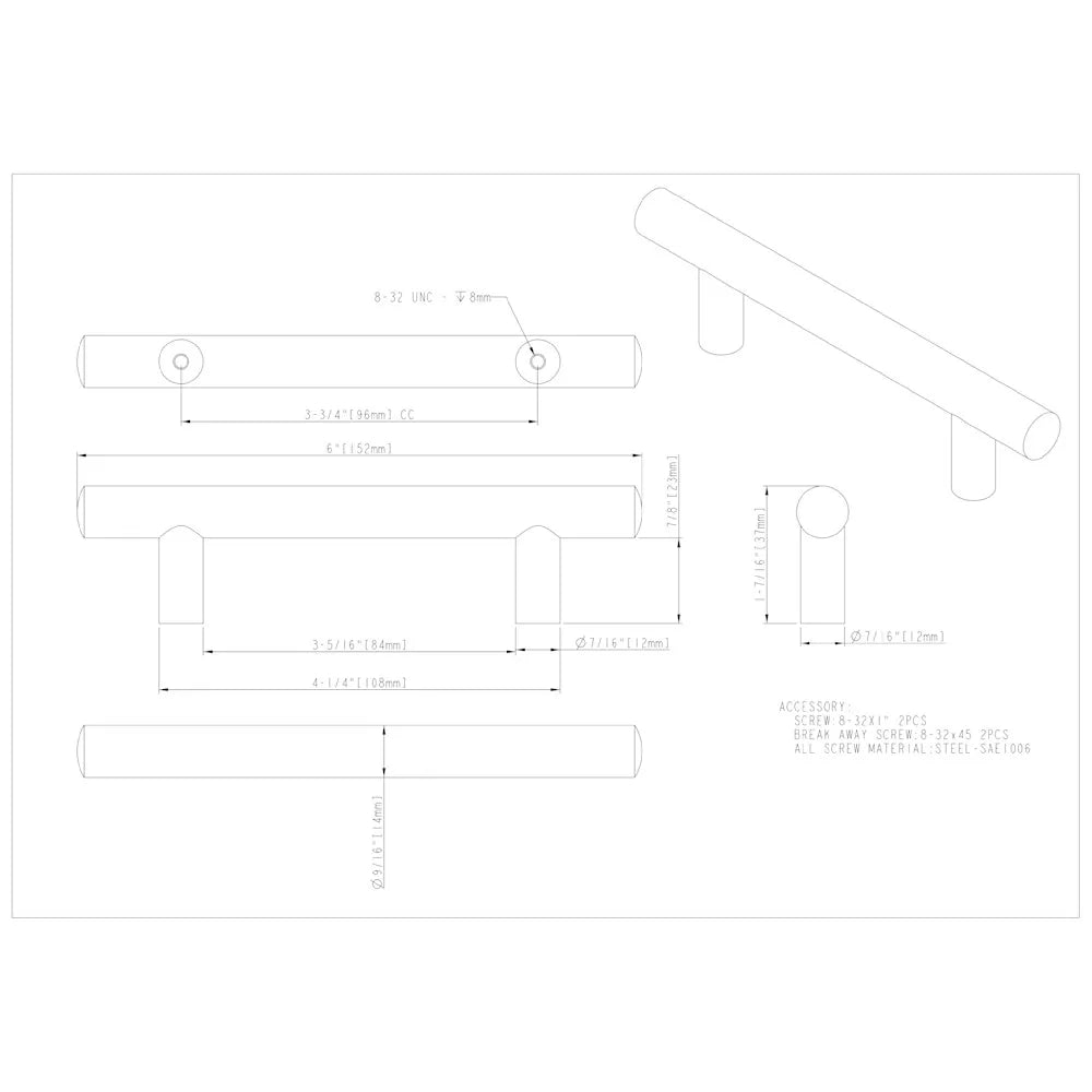 Jeffrey Alexander Key West Handle