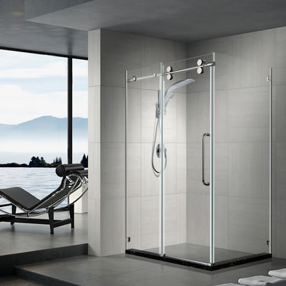 Freja Frameless Single Sliding Shower Door