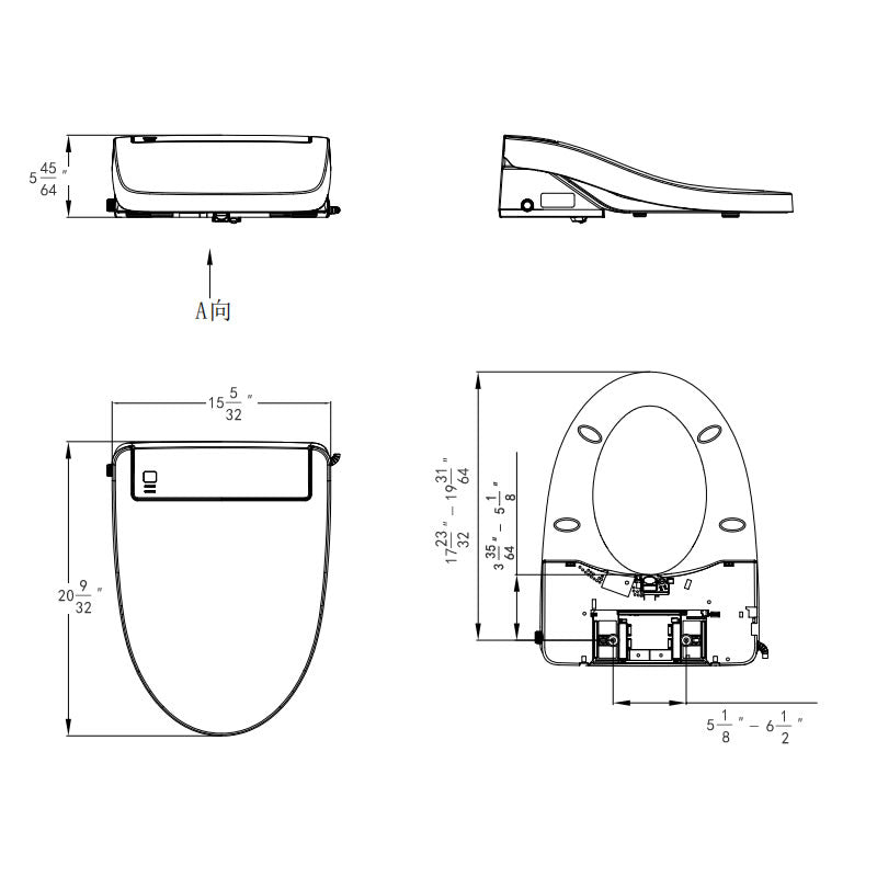 George Intelligent Toilet Seat