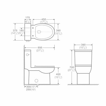 Rory One-Piece Toilet