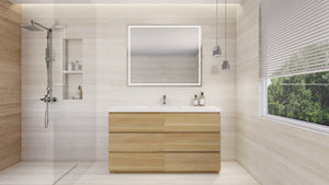 Angeles 60" Freestanding Vanity With Acrylic Sink