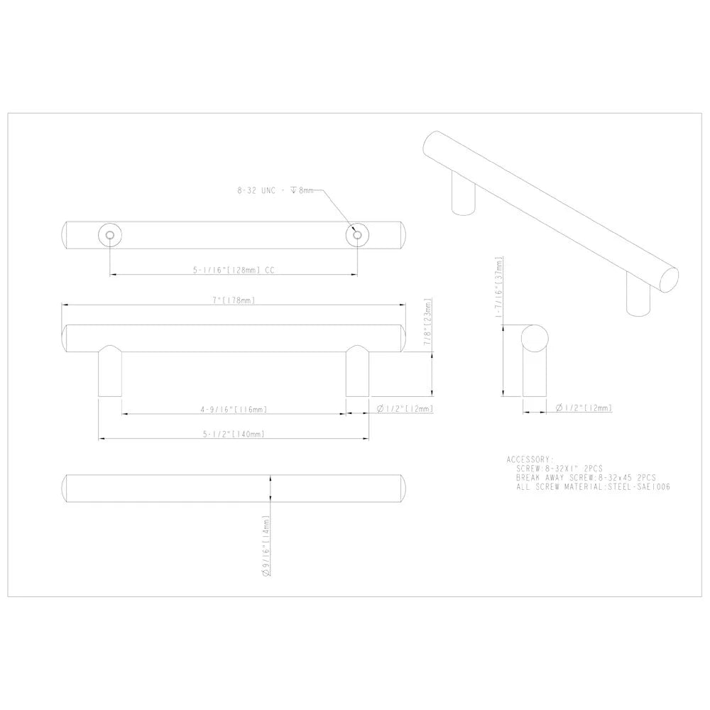 Jeffrey Alexander Key West Handle