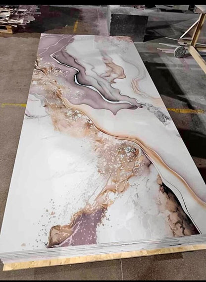 Blush Nebula PVC Shower Wall Panel