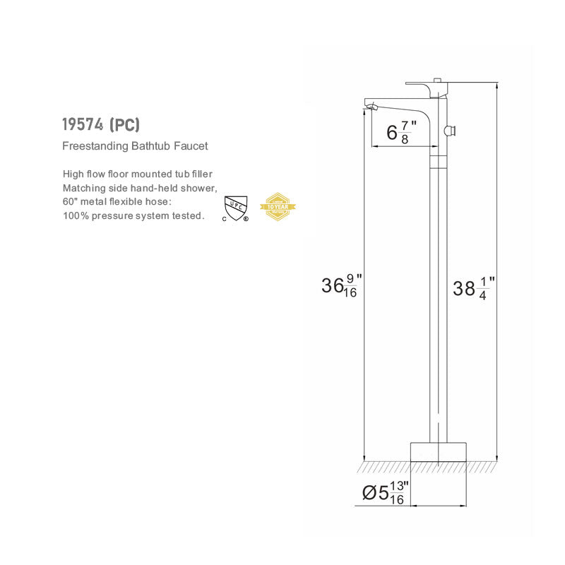 Vera Freestanding Tub Faucet