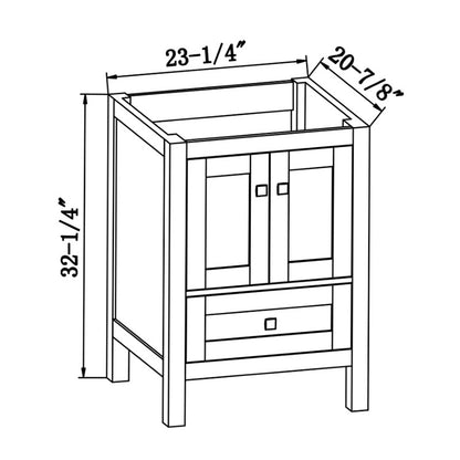 Elvin 24" Freestanding Vanity