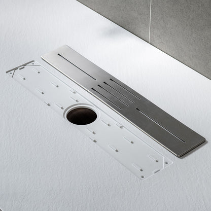 Core Zero Threshold Solid Surface Shower Base Pan