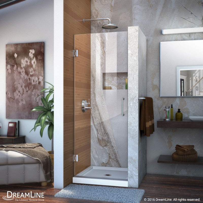 Unidoor Frameless Hinged Shower Door