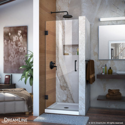 Unidoor Frameless Hinged Shower Door