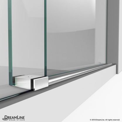 Enigma-X Frameless Single Sliding Shower Door and Single Sided Handle