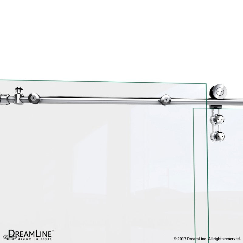 Enigma-Z Frameless Single Sliding Shower Door