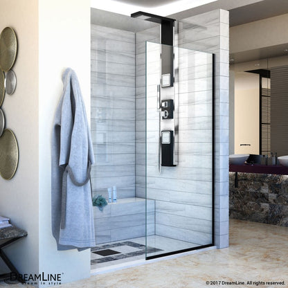 Linea Frameless Stationary Shower Panel