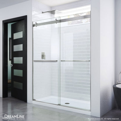 Essence Frameless Double Sliding Shower Door