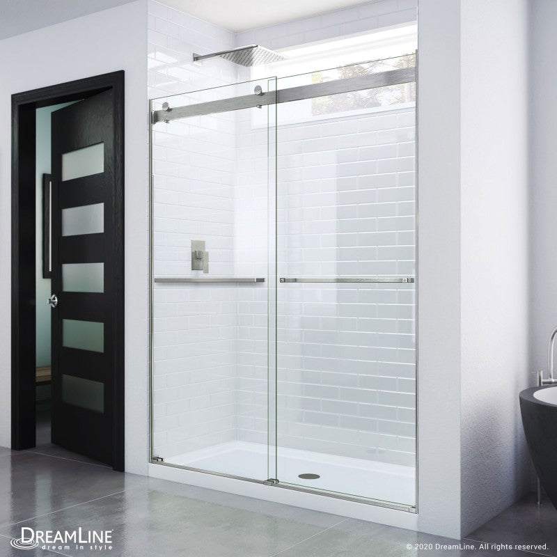 Essence Frameless Double Sliding Shower Door
