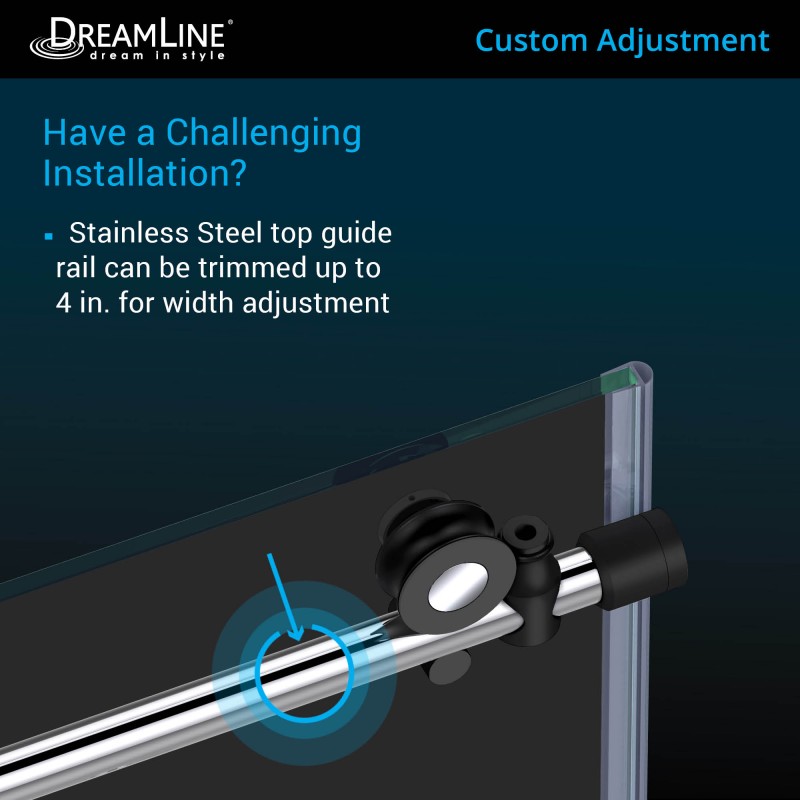 Enigma-XT Frameless Single Sliding Shower Door