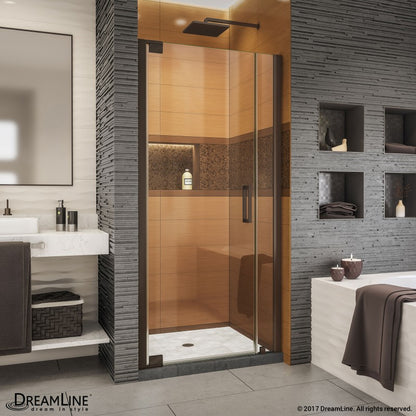 Elegance-LS Frameless Pivot Shower Door (25"W to 45"W)