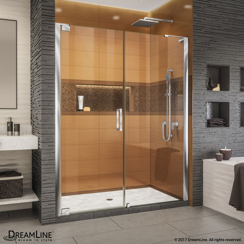 Elegance-LS Frameless Pivot Shower Door (44"W to 65"W)