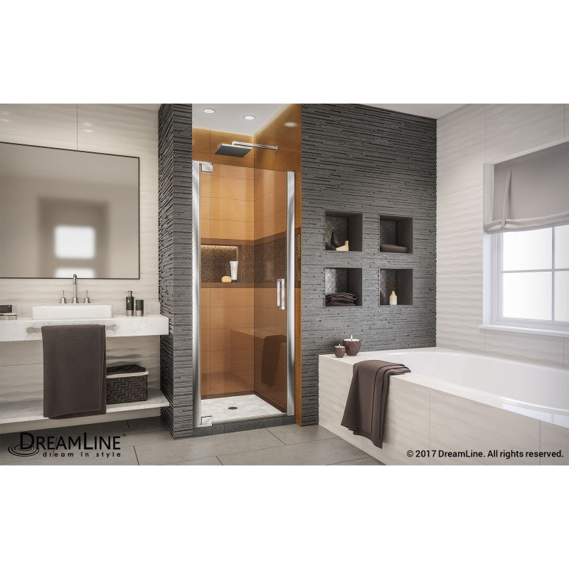 Elegance-LS Frameless Pivot Shower Door (25"W to 45"W)