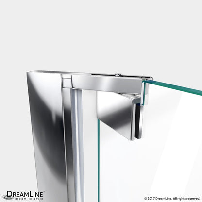 Elegance-LS Frameless Pivot Shower Door (25"W to 45"W)