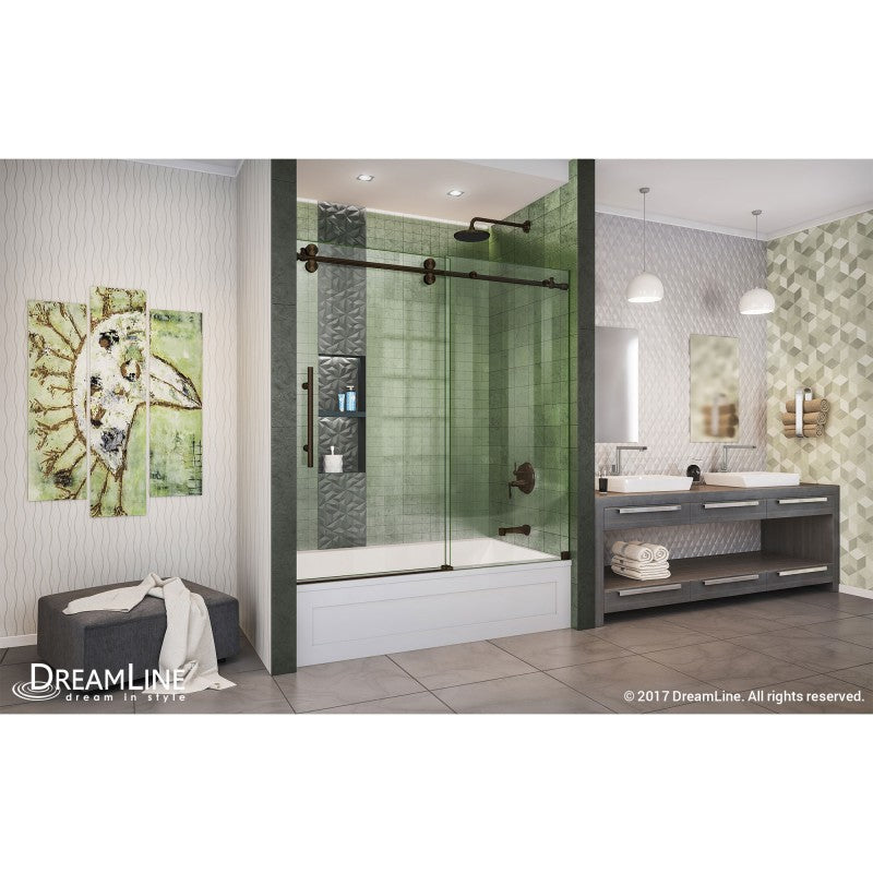 Enigma-XO Frameless Single Sliding Shower Door