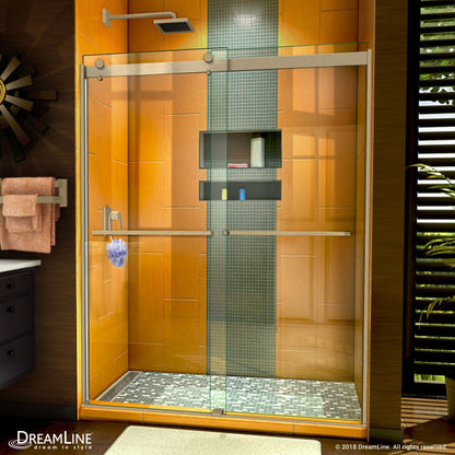 Sapphire Semi-Frameless Double Sliding Shower Door