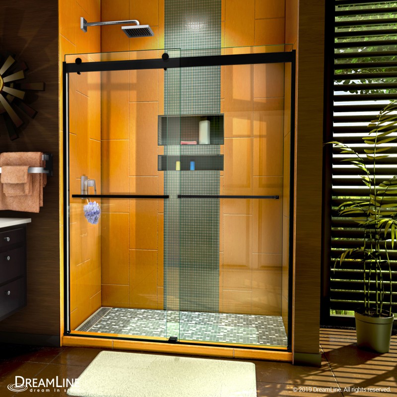 Sapphire Semi-Frameless Double Sliding Shower Door
