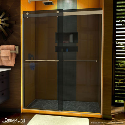 Sapphire Semi-Frameless Double Sliding Shower Door