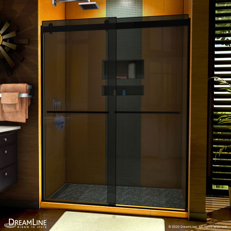 Sapphire Semi-Frameless Double Sliding Shower Door