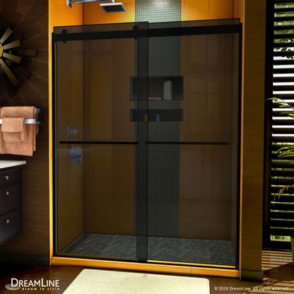Sapphire Semi-Frameless Double Sliding Shower Door