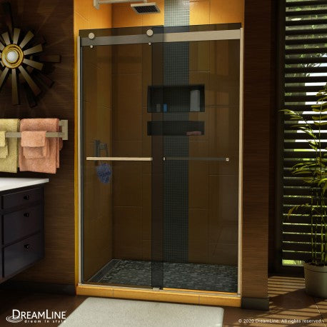 Sapphire Semi-Frameless Double Sliding Shower Door