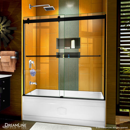 Sapphire Semi-Frameless Double Sliding Shower Door