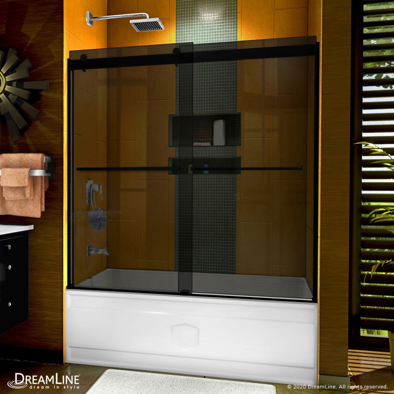 Sapphire Semi-Frameless Double Sliding Shower Door