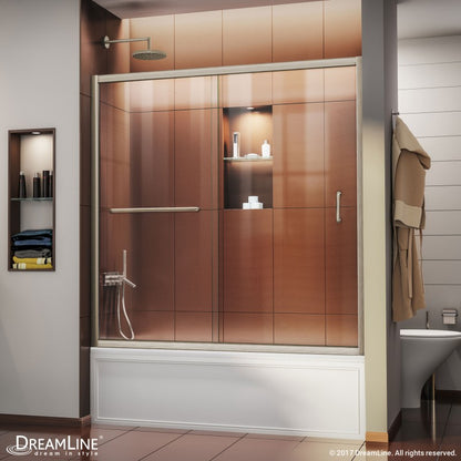 Infinity-Z Semi-Frameless Single Sliding Shower Door