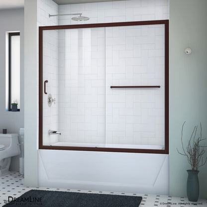 Infinity-Z Semi-Frameless Single Sliding Shower Door