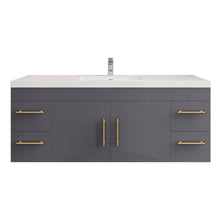 Load image into Gallery viewer, Elsa 60&quot; Wall Mounted Vanity With Reinforced Acrylic Sink
