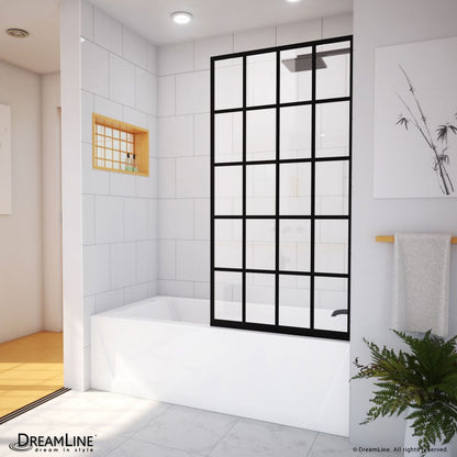 French Linea Stationary Shower Panel