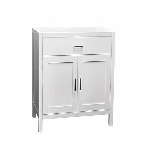 Newport 30" Freestanding Bathroom Vanity with Solid Surface Integrated Sink Top