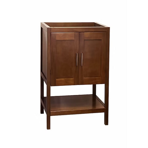 Monterey 24" Freestanding Bathroom Vanity with Solid Surface Integrated Sink Top