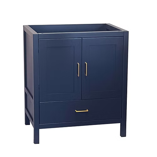 Catalina 36" Freestanding Bathroom Vanity with Solid Surface Integrated Sink Top