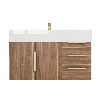 Bethany 36" Wall Mounted Bathroom Vanity with Acrylic Integrated Sink Top