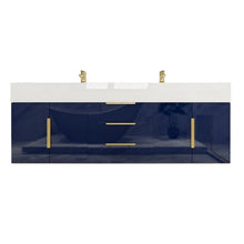 Load image into Gallery viewer, Bethany 60&quot; Wall Mounted Vanity With Reinforced Acrylic Sink
