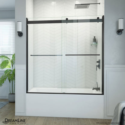 Essence-H Semi-Frameless Double Sliding Shower Door