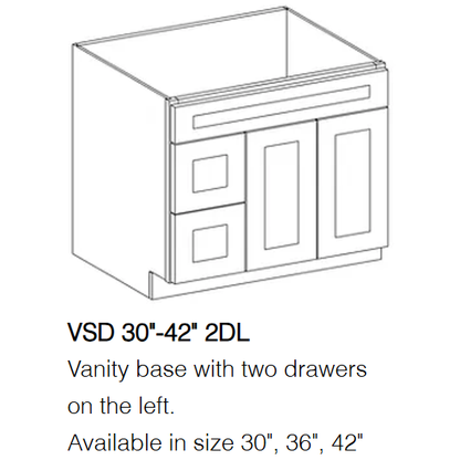Grey Double Shaker (Bathroom Vanity Only)